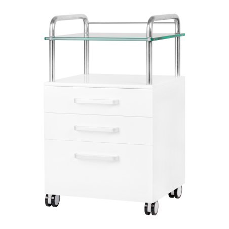Podologische werkhulp 6053 in wit voor professionele praktijkorganisatie en comfortabel werken in salon en praktijk