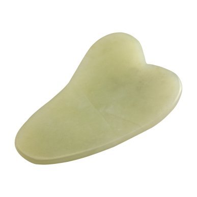 Jadeïeten Gua Sha-steen voor gezichtsmassage voor ontspanning en professionele beautybehandelingen in salon en praktijk