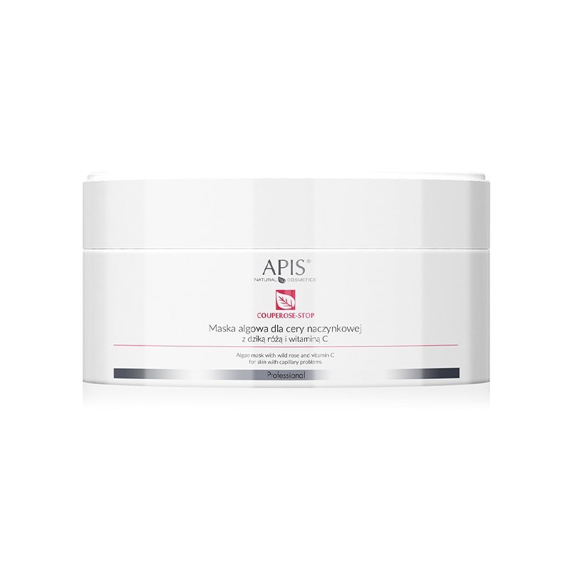 Algenmasker Couporose-Stop Apis 100 g voor huid met couperose en professionele gezichtsverzorging in de schoonheidssalon Algenmasker Couporose-Stop Apis 100 g voor huid met couperose en professionele gezichtsverzorging in de schoonheidssalon