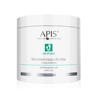 Verzachtend voetbadzout met ureum Apis 650 g voor professionele voetverzorging en podologische behandelingen