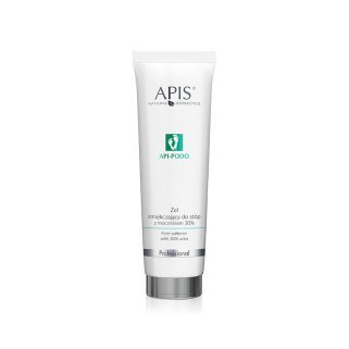 Verzachtende voetgel Api-Podo Apis met 30% ureum, 100 ml, voor voetverzorging en podologische behandelingen