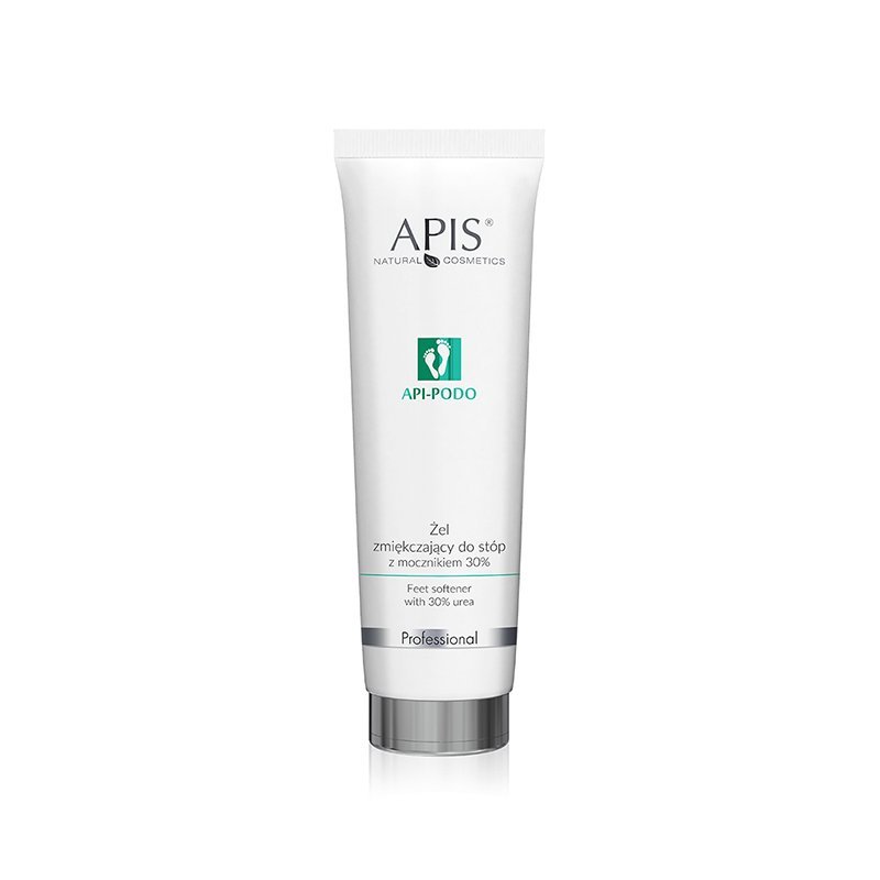 Verzachtende voetgel Api-Podo Apis met 30% ureum, 100 ml, voor voetverzorging en podologische behandelingen