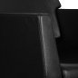 Professionele kappersstoel Santiago van Gabbiano zwart voor comfortabele klantbehandeling en nette saloninrichting