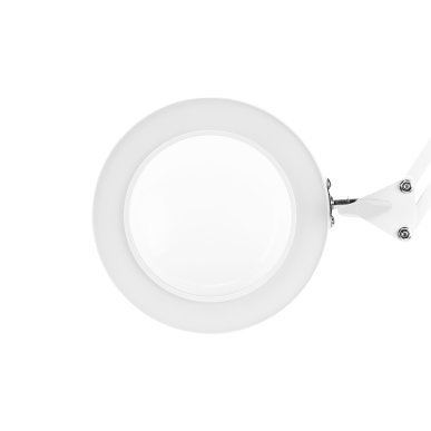 LED-loeplamp voor op tafel Glow 308 wit voor professionele behandelwerkplekken in salon, praktijk en mobiele service