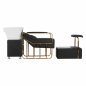 Kapperswasunit Gabbiano Mayka zwart voor professionele klantbehandeling, werkcomfort en nette saloninrichting