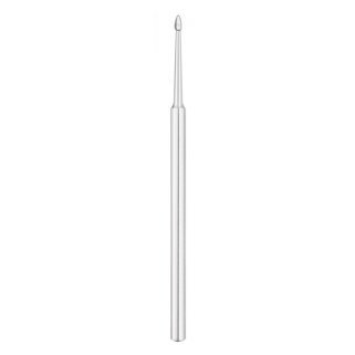Stalen cleaner-freesbit Exo Pro 6K 1.2x2.5 mm NC voor nagelfrezen en podologische behandelingen in de salon
