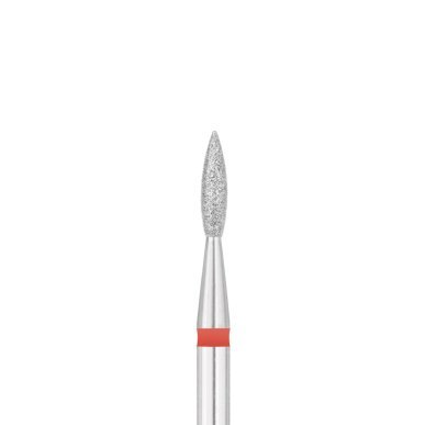 Diamanten nagelfreesbit Exo Pro vlamvorm 2,1 mm RD voor nauwkeurig manicure-, pedicure- en professioneel salonwerk