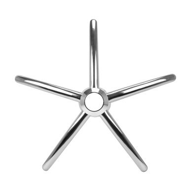 Professioneel krukonderstel zonder wielen in zilver, model 304, voor salon, praktijk en professionele behandelruimte