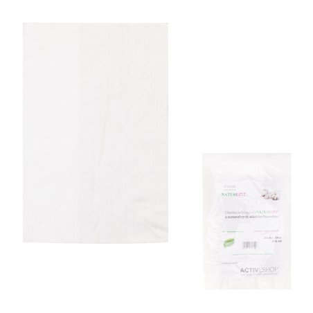 Katoenen cosmetische doek Naturline 20 x 30 cm, 100 stuks voor make-up verwijderen, huidreiniging en salonbehandelingen