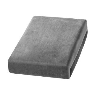 Velours hoes voor behandelstoel grijs, 190 cm en 240 g, voor salon en behandelruimte met nette uitstraling en dagelijks gebruik