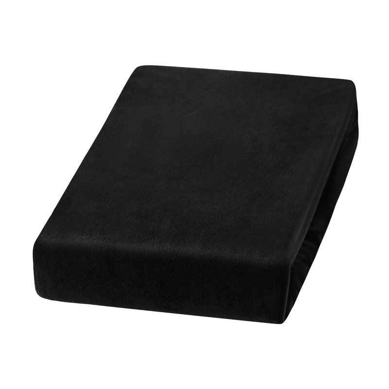 Velours hoes voor behandelstoel zwart voor comfortabel gebruik in salon, praktijk en professionele behandelruimte