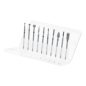 Set diamant nagelfreesbits 10 st. voor manicure en pedicure, professionele bitset voor nauwkeurig werk in de salon