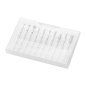 Set diamant nagelfreesbits 10 st. voor manicure en pedicure, professionele bitset voor nauwkeurig werk in de salon