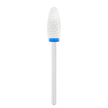 Keramische ovale nagelfreesbit Exo BL 307M Ø6,0 mm voor nauwkeurig werken bij manicure, pedicure en productverwerking