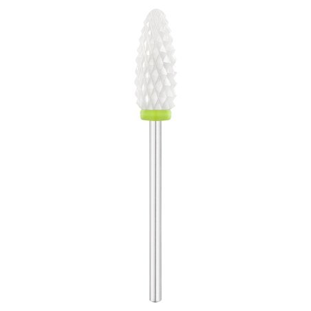 Ovale keramische nagelfreesbit Exo GR 307C Ø6,0 mm voor manicure, pedicure en nauwkeurige professionele salonbehandelingen