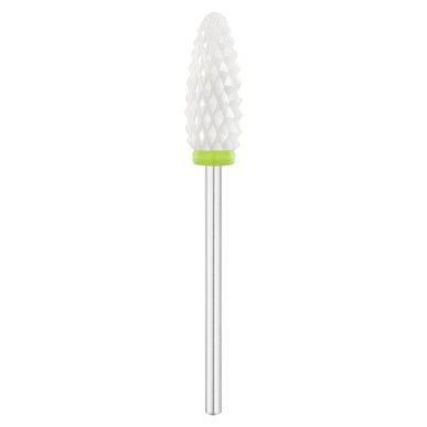 Ovale keramische nagelfreesbit Exo GR 307C Ø6,0 mm voor manicure, pedicure en nauwkeurige professionele salonbehandelingen