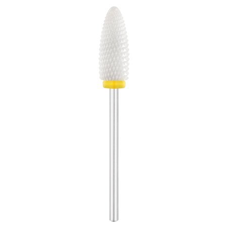 Keramische nagelfreesbit Exo YL 307XF ovaal Ø6,0 mm voor professioneel manicure- en pedicurewerk in salon en praktijk