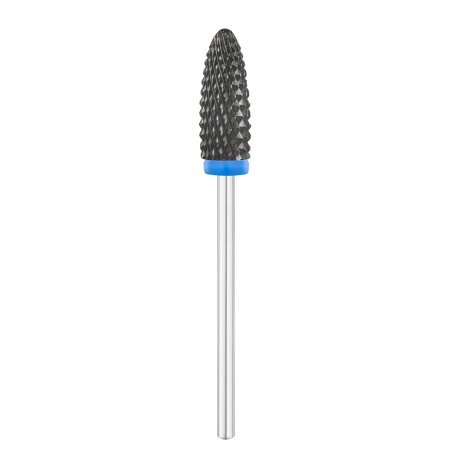 Keramische nagelfreesbit Exo ovaal zwart Ø6,0 mm BL voor nauwkeurig professioneel manicure- en pedicurewerk in de salon
