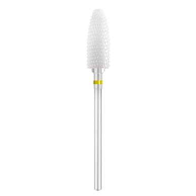 Keramische ovale nagelfreesbit Exo Pro Ø6,0 mm YL 230XF voor professioneel manicure- en pedicurewerk in de salon