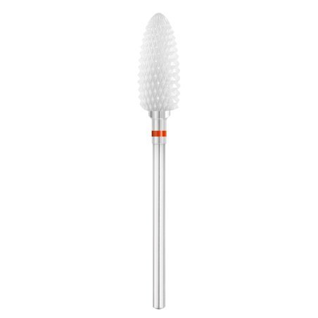 Keramische nagelfreesbit Exo Pro ovaal Ø6,0 mm YL 230XF voor manicure, pedicure en salonwerk in de praktijk