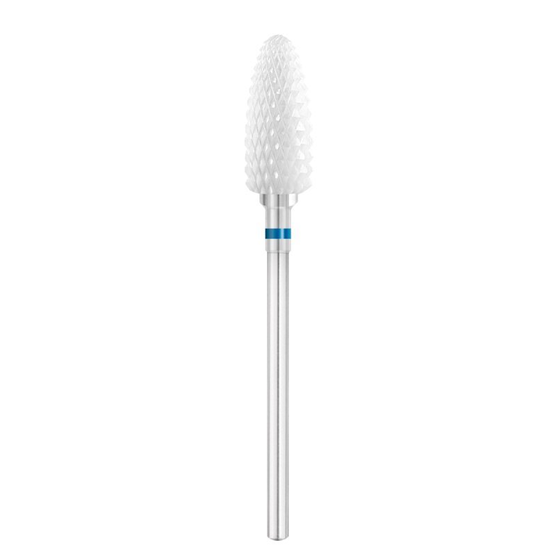 Keramische nagelfreesbit ovaal Exo Pro Ø6,0 mm YL 230XF voor nauwkeurig manicure-, pedicure- en professioneel salonwerk