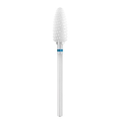 Keramische nagelfreesbit ovaal Exo Pro Ø6,0 mm YL 230XF voor nauwkeurig manicure-, pedicure- en professioneel salonwerk