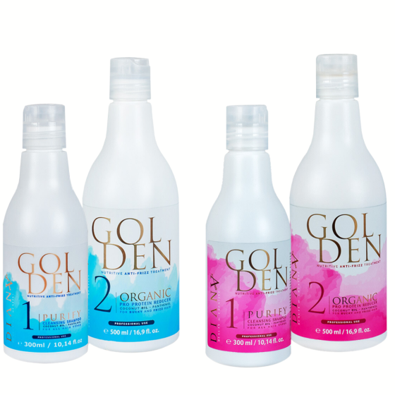 Golden  Keratin-Behandlungen Protein-Paket S