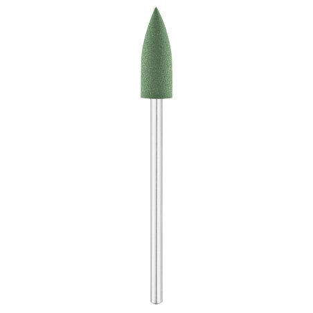 Nagelfreesbit rubberen groene kegel Exo Ø6,0 mm 824 voor manicure, pedicure en nauwkeurige salonbehandelingen