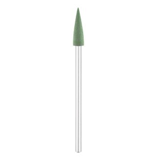 Nagelfreesbit van rubber, groene kegel Exo Ø4,0 mm 232 voor nauwkeurig professioneel manicure- en pedicurewerk