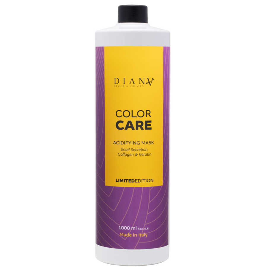 Color Care 1000ml organiczna maska do włosów ze śluzem ślimaka, kolagenem i keratyną w limitowanej edycji.