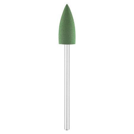 Nagelfreesbit rubber groene kegel Exo Ø10,0 mm 204 voor manicure, pedicure en professioneel salonwerk in de praktijk