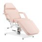 Hydraulische behandelstoel Basic 210 roze voor salon, praktijk en behandelruimte met comfortabele ergonomische ondersteuning