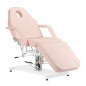 Hydraulische behandelstoel Basic 210 roze voor salon, praktijk en behandelruimte met comfortabele ergonomische ondersteuning