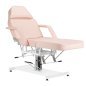 Hydraulische behandelstoel Basic 210 roze voor salon, praktijk en behandelruimte met comfortabele ergonomische ondersteuning