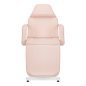 Hydraulische behandelstoel Basic 210 roze voor salon, praktijk en behandelruimte met comfortabele ergonomische ondersteuning