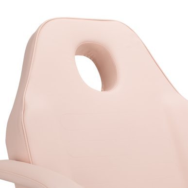 Hydraulische behandelstoel Basic 210 roze voor salon, praktijk en behandelruimte met comfortabele ergonomische ondersteuning