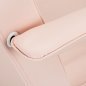 Hydraulische behandelstoel Basic 210 roze voor salon, praktijk en behandelruimte met comfortabele ergonomische ondersteuning