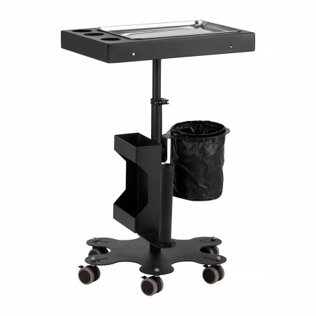 Tattoo-assistent zwart Pro Ink 716C voor professioneel tatoeagewerk met ergonomische werkplek en meer bewegingsvrijheid