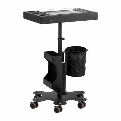 Tattoo-assistent zwart Pro Ink 716C voor professioneel tatoeagewerk met ergonomische werkplek en meer bewegingsvrijheid