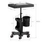 Tattoo-assistent zwart Pro Ink 716C voor professioneel tatoeagewerk met ergonomische werkplek en meer bewegingsvrijheid Tattoo-assistent zwart Pro Ink 716C voor professioneel tatoeagewerk met ergonomische werkplek en meer bewegingsvrijheid