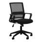 Professionele zwarte bureaustoel QS-11 voor salon en praktijk met focus op werkcomfort, stabiliteit en ergonomie Professionele zwarte bureaustoel QS-11 voor salon en praktijk met focus op werkcomfort, stabiliteit en ergonomie