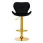 Professionele fluwelen barstoel 4Rico QS-B15 met verstelbare hoogte voor salon, praktijk en behandelruimte Professionele fluwelen barstoel 4Rico QS-B15 met verstelbare hoogte voor salon, praktijk en behandelruimte