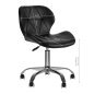 COSMETIC STOOL QS-06 BLACK COSMETIC STOOL QS-06 BLACK