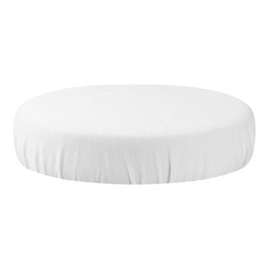 Velours krukhoes wit voor salon en praktijk, bescherming en hygiëne voor een nette behandelruimte en dagelijks werkcomfort