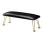 Manicurehandsteun goud-zwart 6M voor professionele manicure, pedicure en hybride nagelstyling als praktisch salonaccessoire