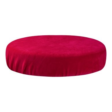Velours krukhoes fuchsia voor salon en praktijk, praktische bescherming en hygiënische ondersteuning van de werkplek