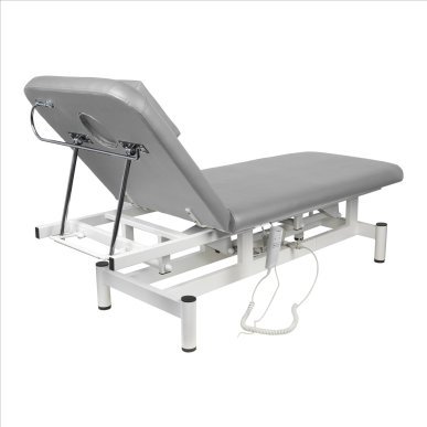 Elektrische massagetafel Sillon 079 grijs met 1 motor voor professioneel gebruik, saloncomfort en ergonomisch werken