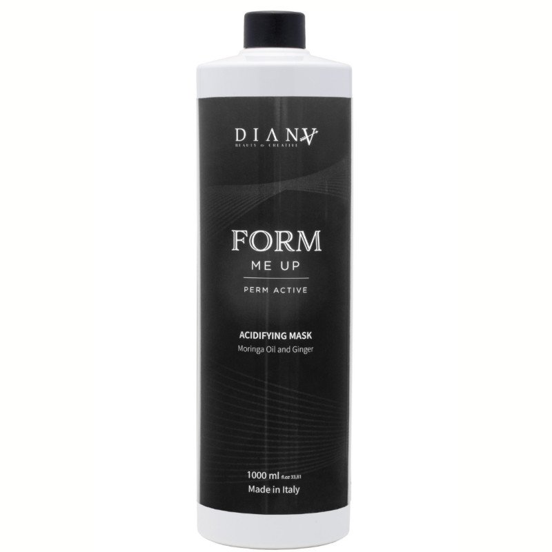 Verzurend haarmasker Form Me Up Perm Active 1000g voor krullend haar na permanent met moringa-olie, gember en pH 3,5 Verzurend haarmasker Form Me Up Perm Active 1000g voor krullend haar na permanent met moringa-olie, gember en pH 3,5