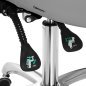 Professionele cosmetische kruk Giovanni 1004 grijs voor comfortabel salonmeubilair en dagelijks gebruik in de salon Professionele cosmetische kruk Giovanni 1004 grijs voor comfortabel salonmeubilair en dagelijks gebruik in de salon