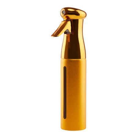 Kapperssprayflacon goud Pro 300 ml voor kappers en barbiers, professioneel salonwerk en praktische werkorganisatie